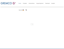 Tablet Screenshot of gremco.de